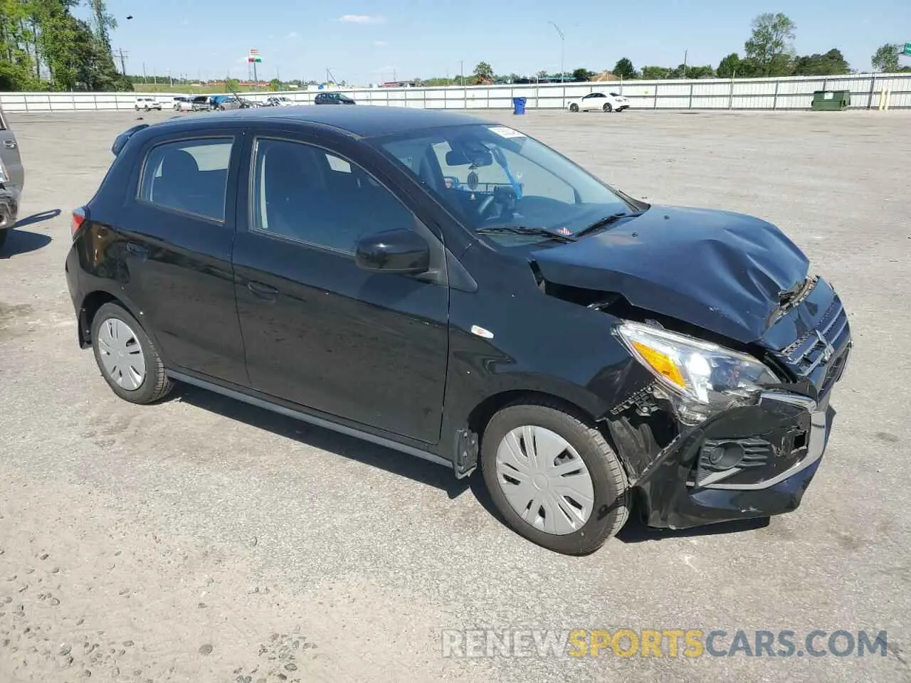 4 Photograph of a damaged car ML32AUHJ5PH000570 MITSUBISHI MIRAGE 2023