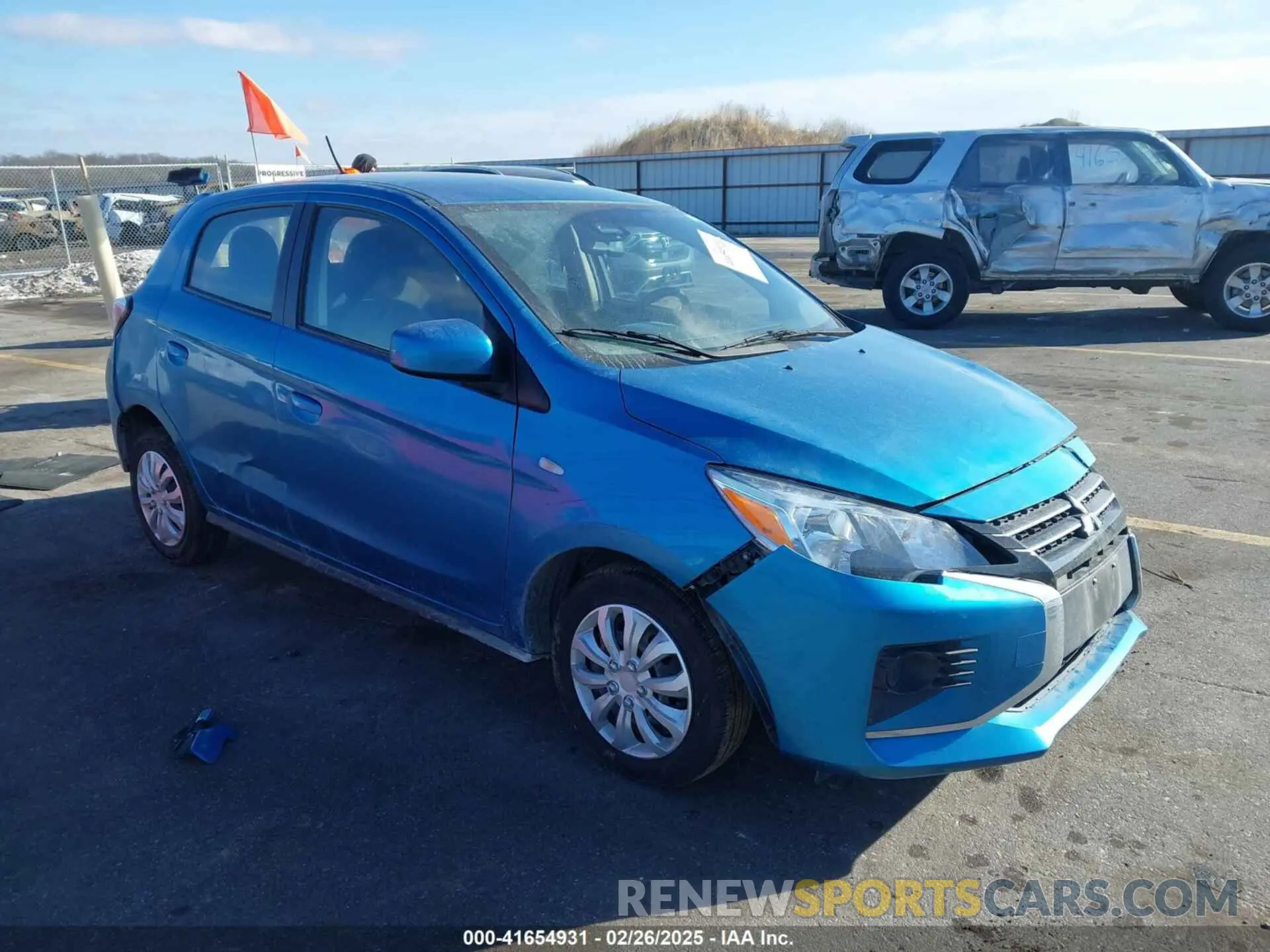 1 Photograph of a damaged car ML32AUHJ5PH001797 MITSUBISHI MIRAGE 2023