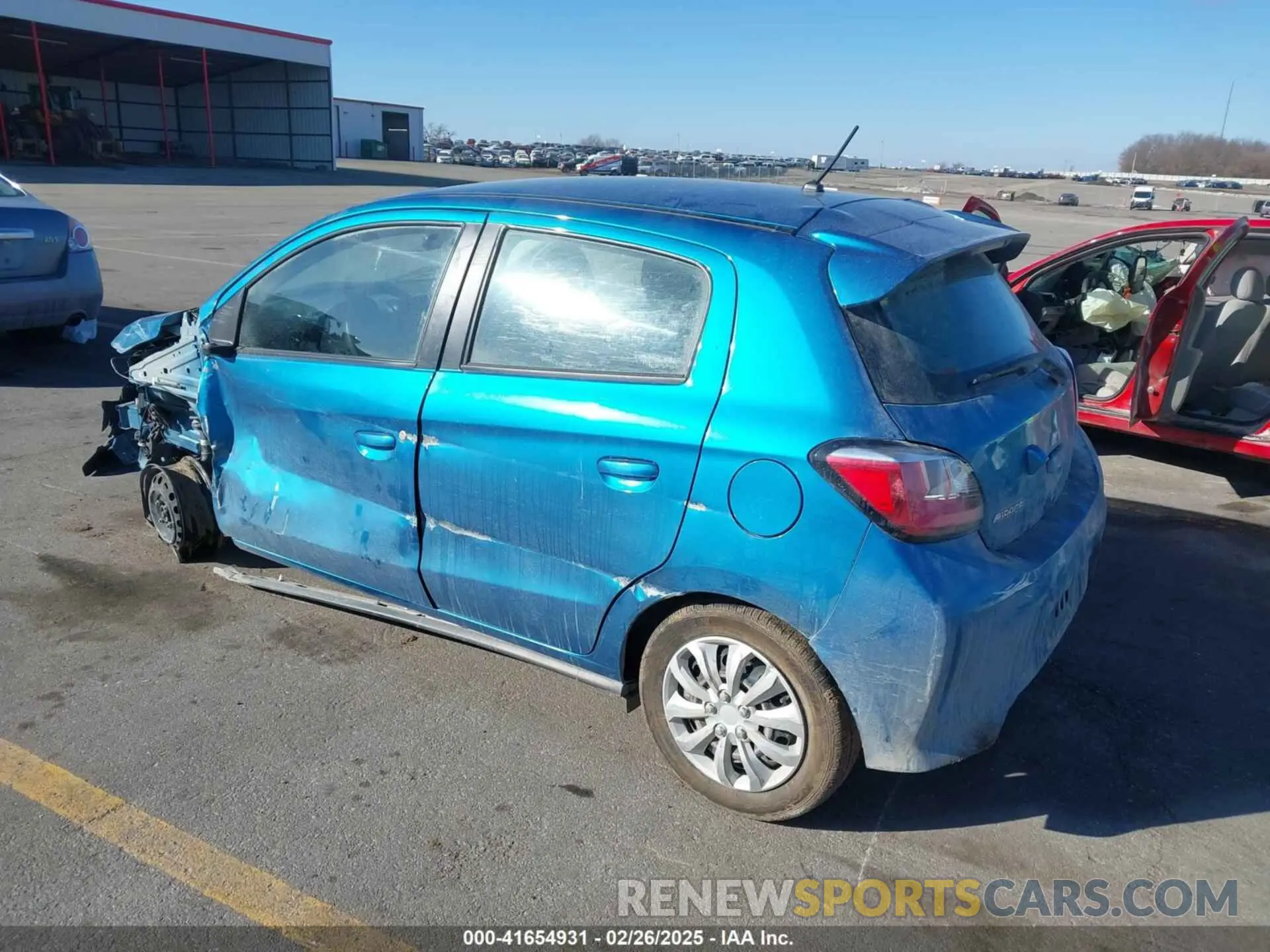 3 Photograph of a damaged car ML32AUHJ5PH001797 MITSUBISHI MIRAGE 2023