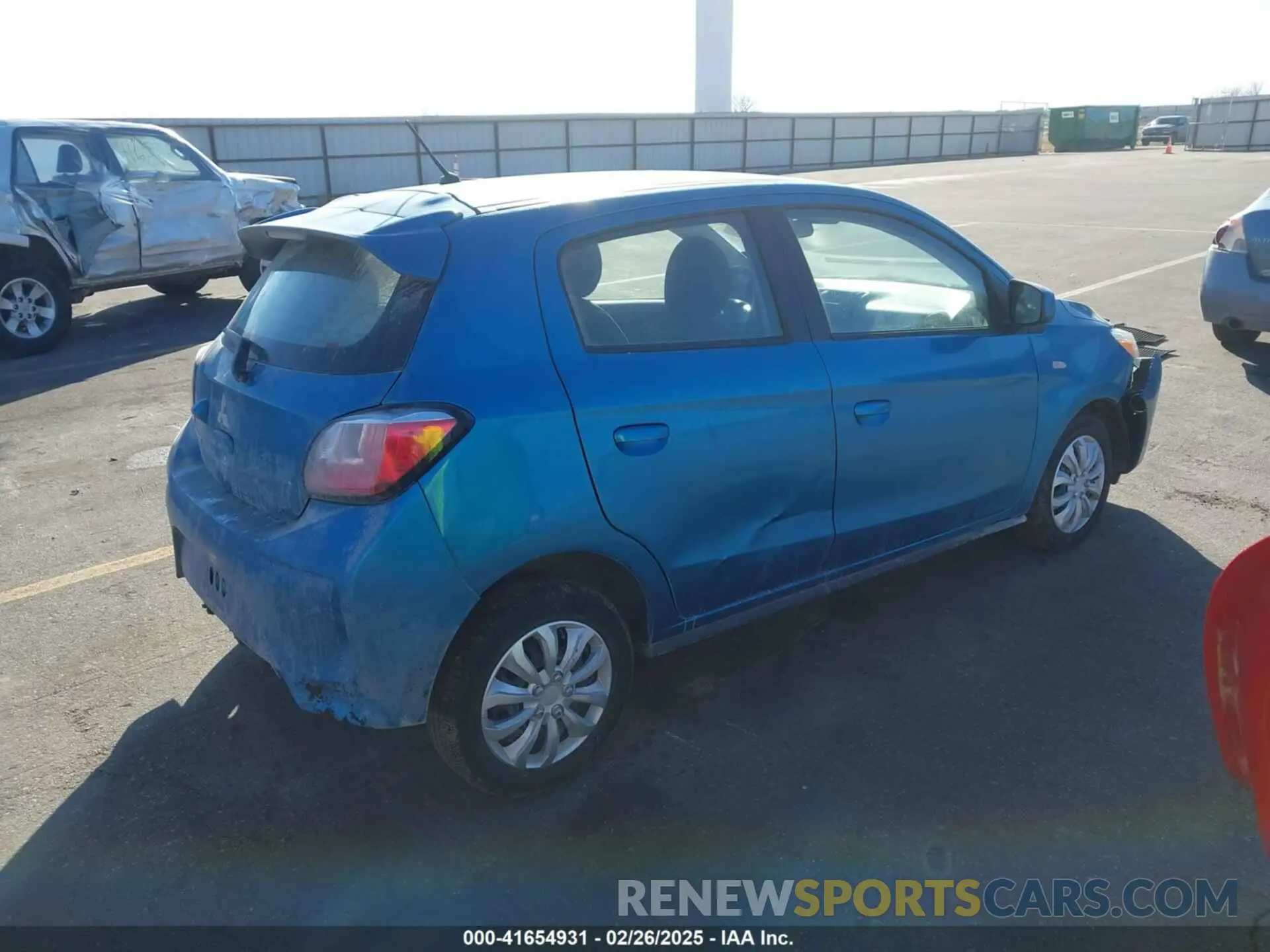 4 Photograph of a damaged car ML32AUHJ5PH001797 MITSUBISHI MIRAGE 2023