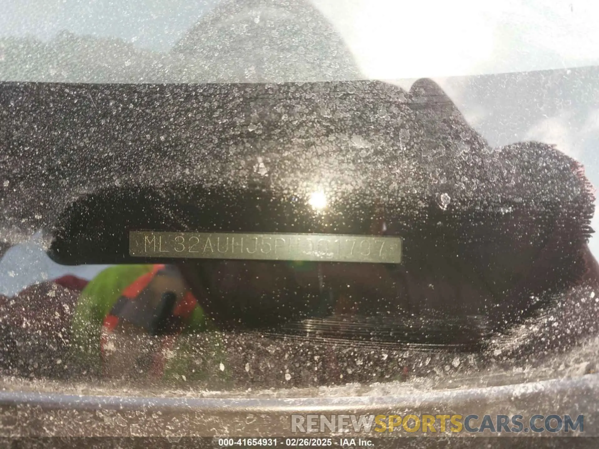 9 Photograph of a damaged car ML32AUHJ5PH001797 MITSUBISHI MIRAGE 2023