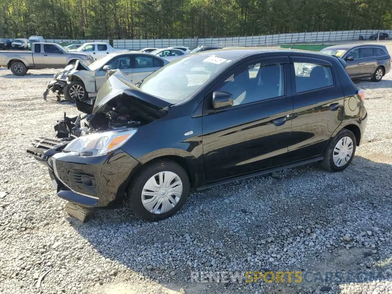 1 Photograph of a damaged car ML32AUHJ6PH006846 MITSUBISHI MIRAGE 2023