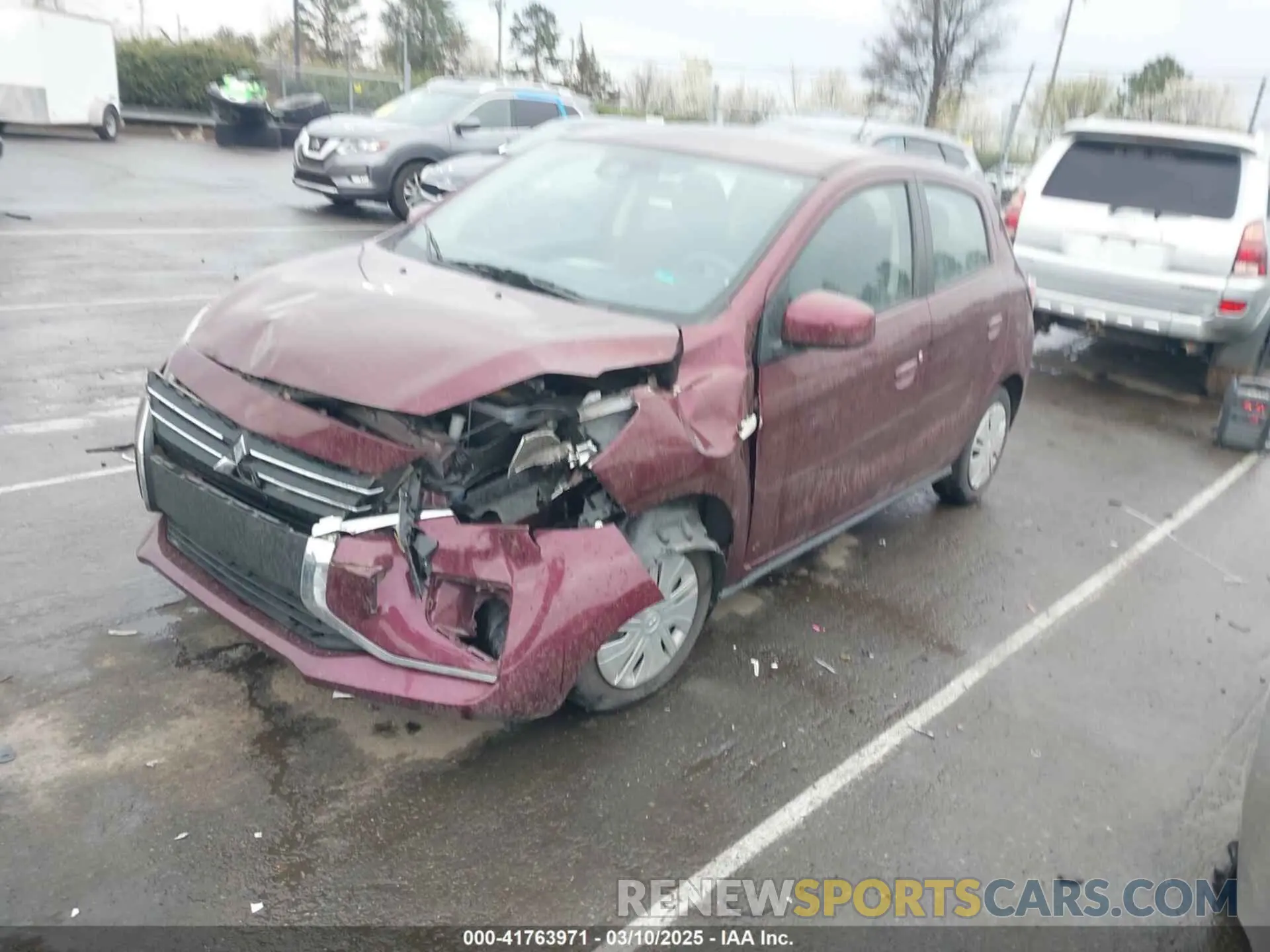 2 Photograph of a damaged car ML32AUHJ8PH001440 MITSUBISHI MIRAGE 2023