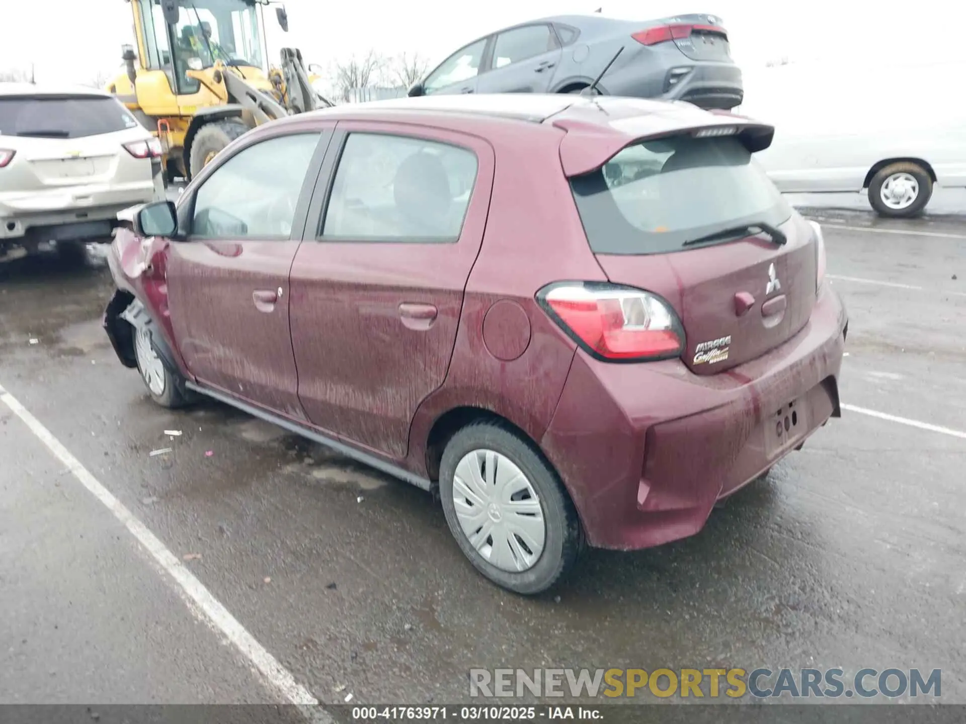 3 Photograph of a damaged car ML32AUHJ8PH001440 MITSUBISHI MIRAGE 2023
