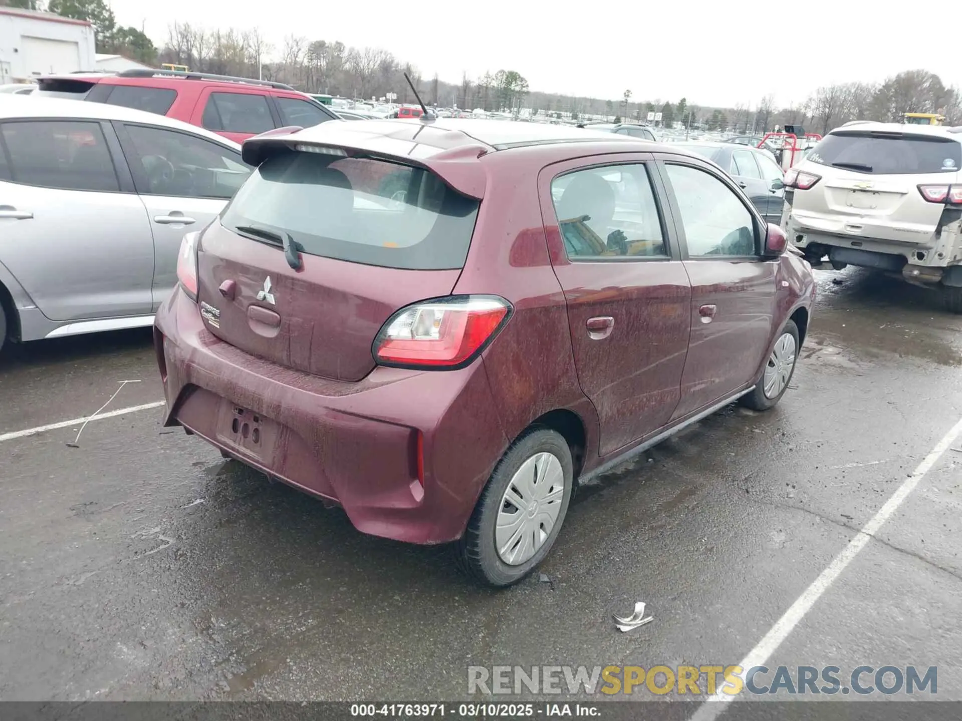 4 Photograph of a damaged car ML32AUHJ8PH001440 MITSUBISHI MIRAGE 2023