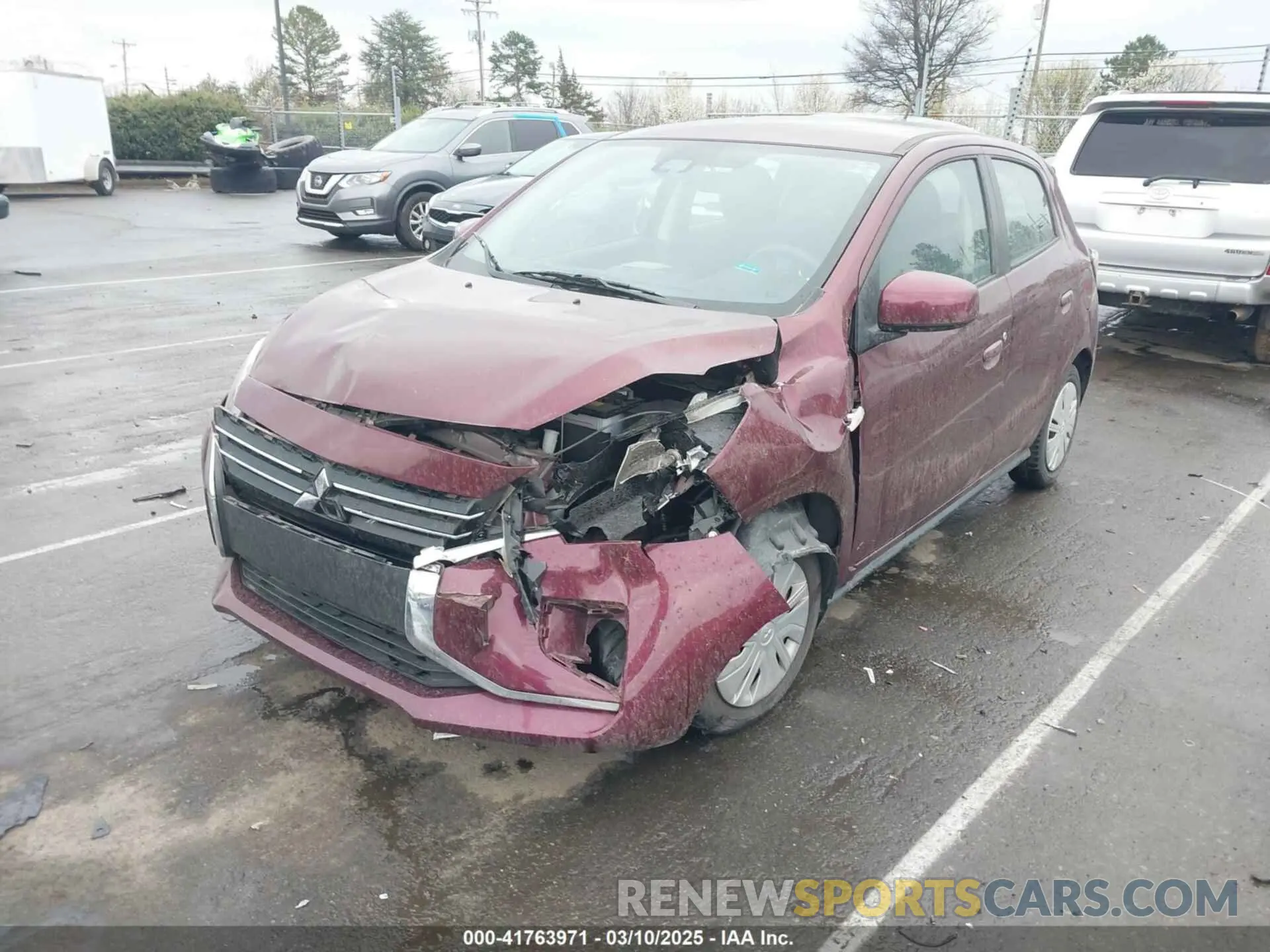 6 Photograph of a damaged car ML32AUHJ8PH001440 MITSUBISHI MIRAGE 2023