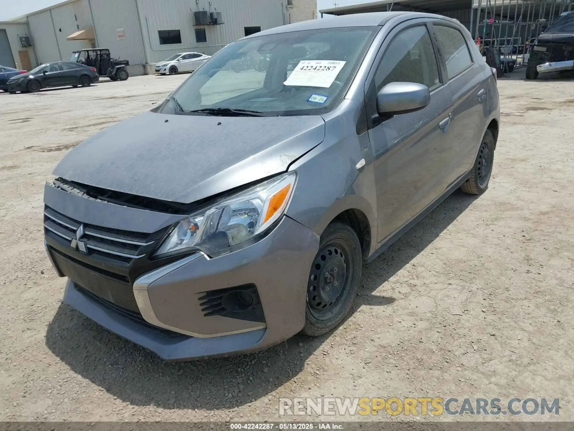 2 Photograph of a damaged car ML32AUHJ9PH006968 MITSUBISHI MIRAGE 2023