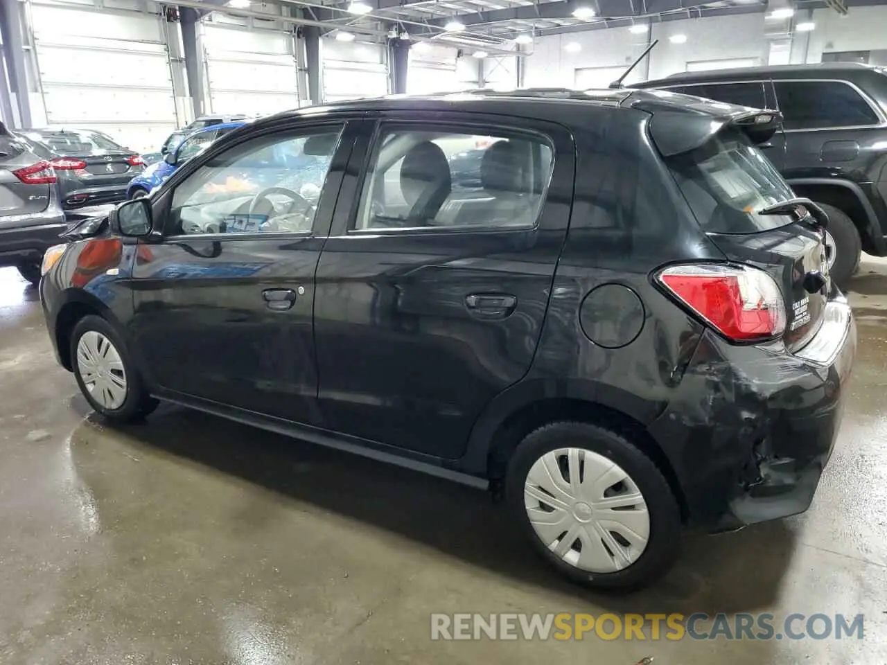 2 Photograph of a damaged car ML32AUHJXPH001620 MITSUBISHI MIRAGE 2023