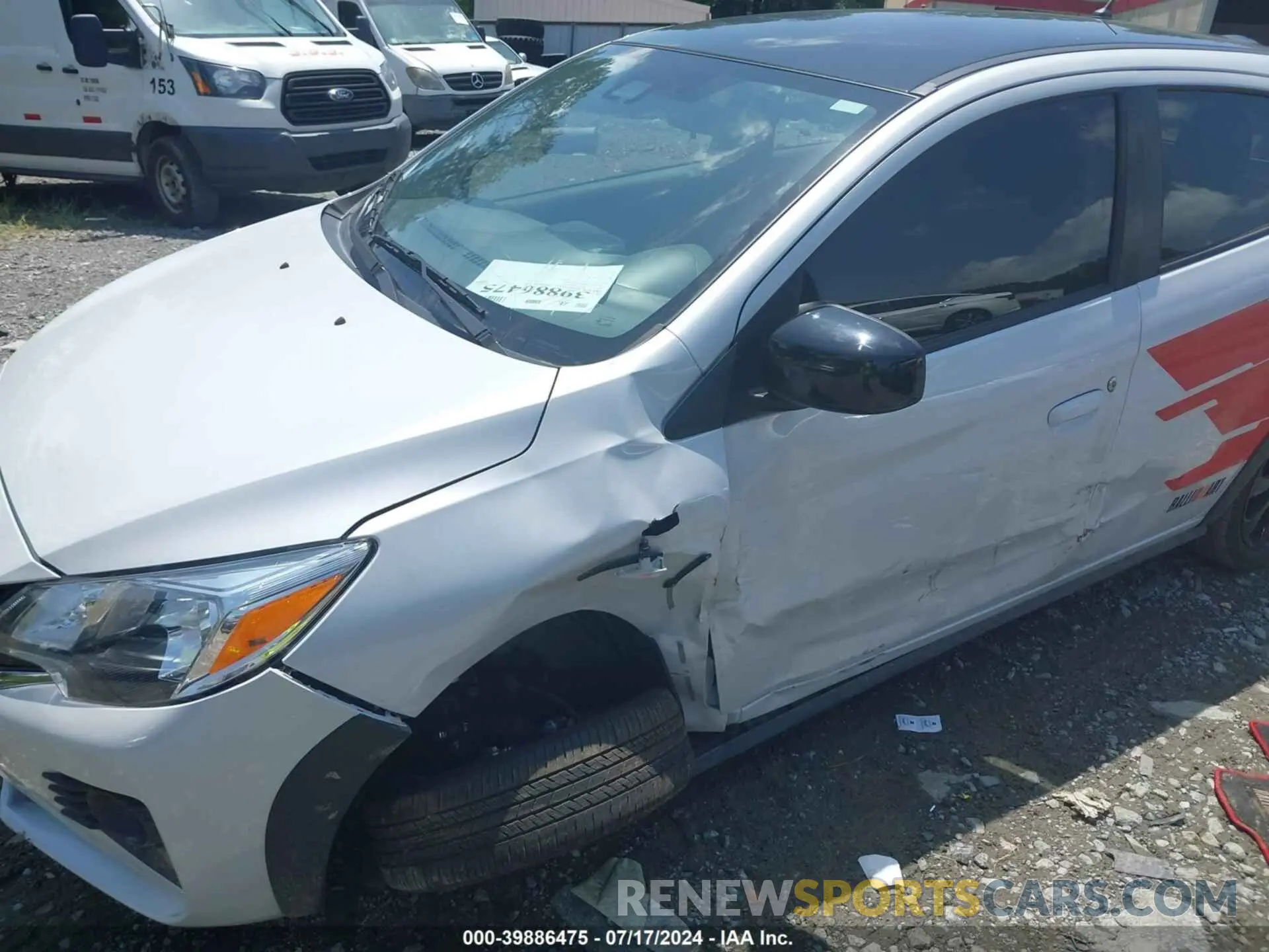 6 Photograph of a damaged car ML32AWHJ0PH005641 MITSUBISHI MIRAGE 2023