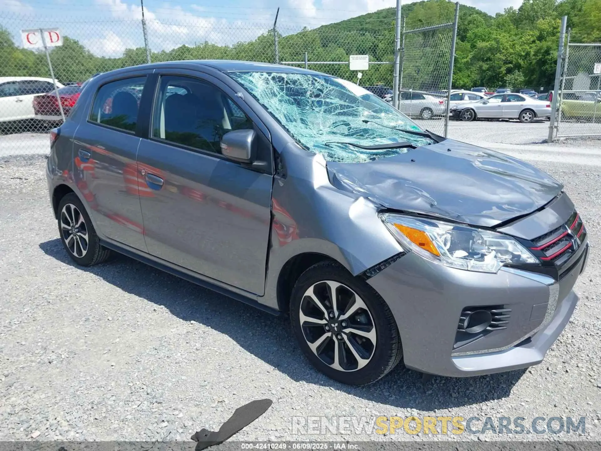 1 Photograph of a damaged car ML32AWHJ1PH000898 MITSUBISHI MIRAGE 2023