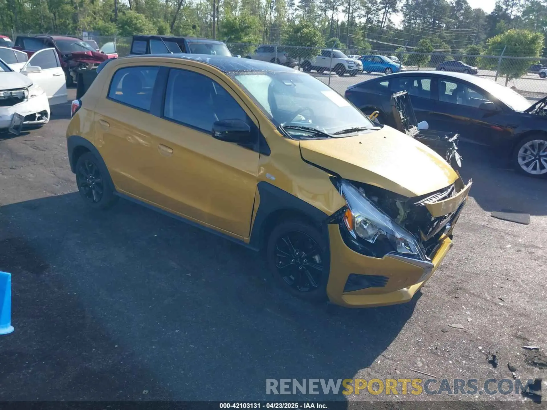 1 Photograph of a damaged car ML32AWHJ2PH006600 MITSUBISHI MIRAGE 2023