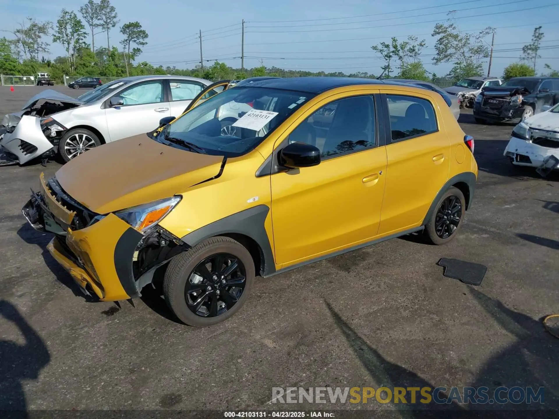2 Photograph of a damaged car ML32AWHJ2PH006600 MITSUBISHI MIRAGE 2023