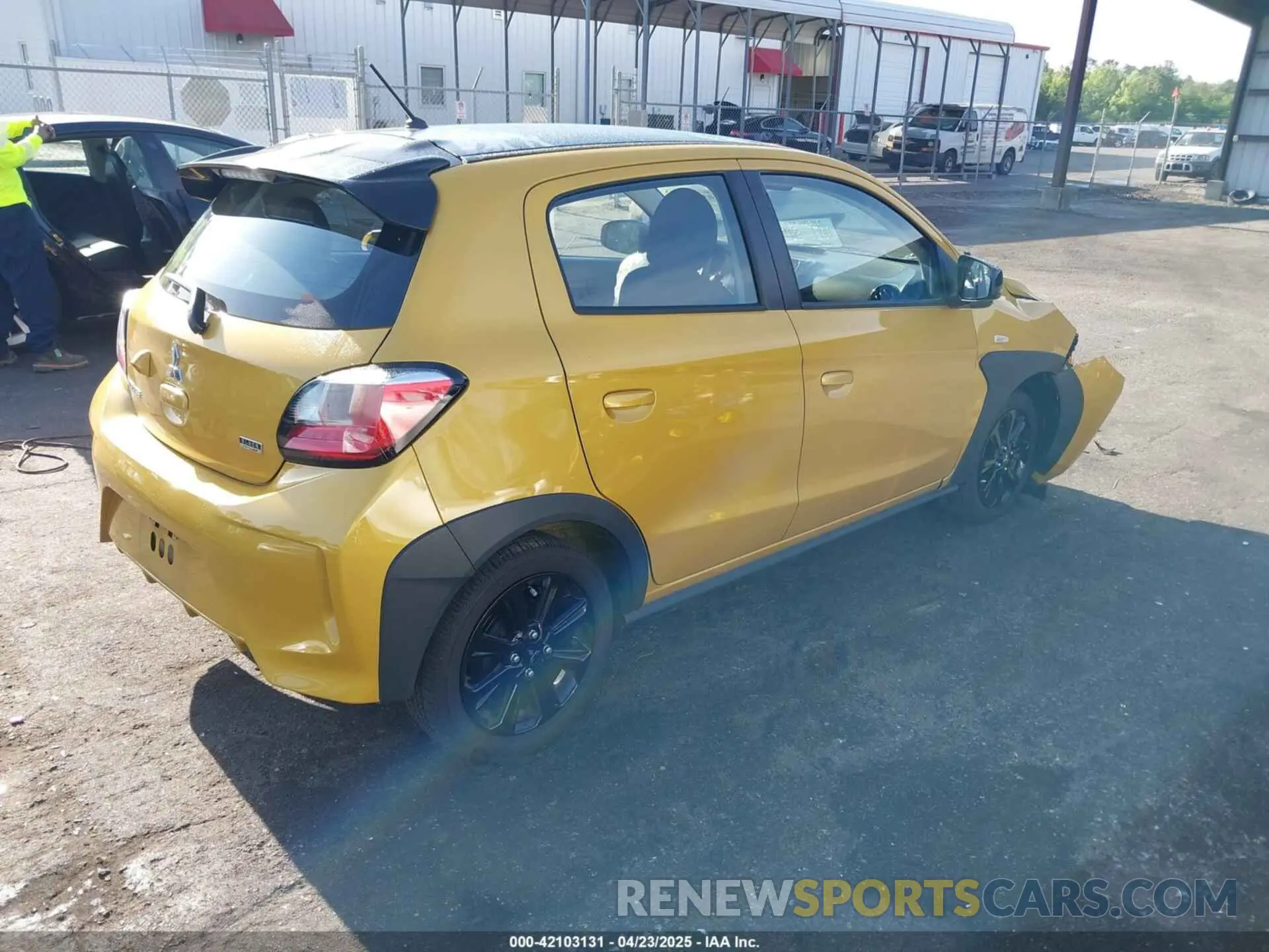 4 Photograph of a damaged car ML32AWHJ2PH006600 MITSUBISHI MIRAGE 2023