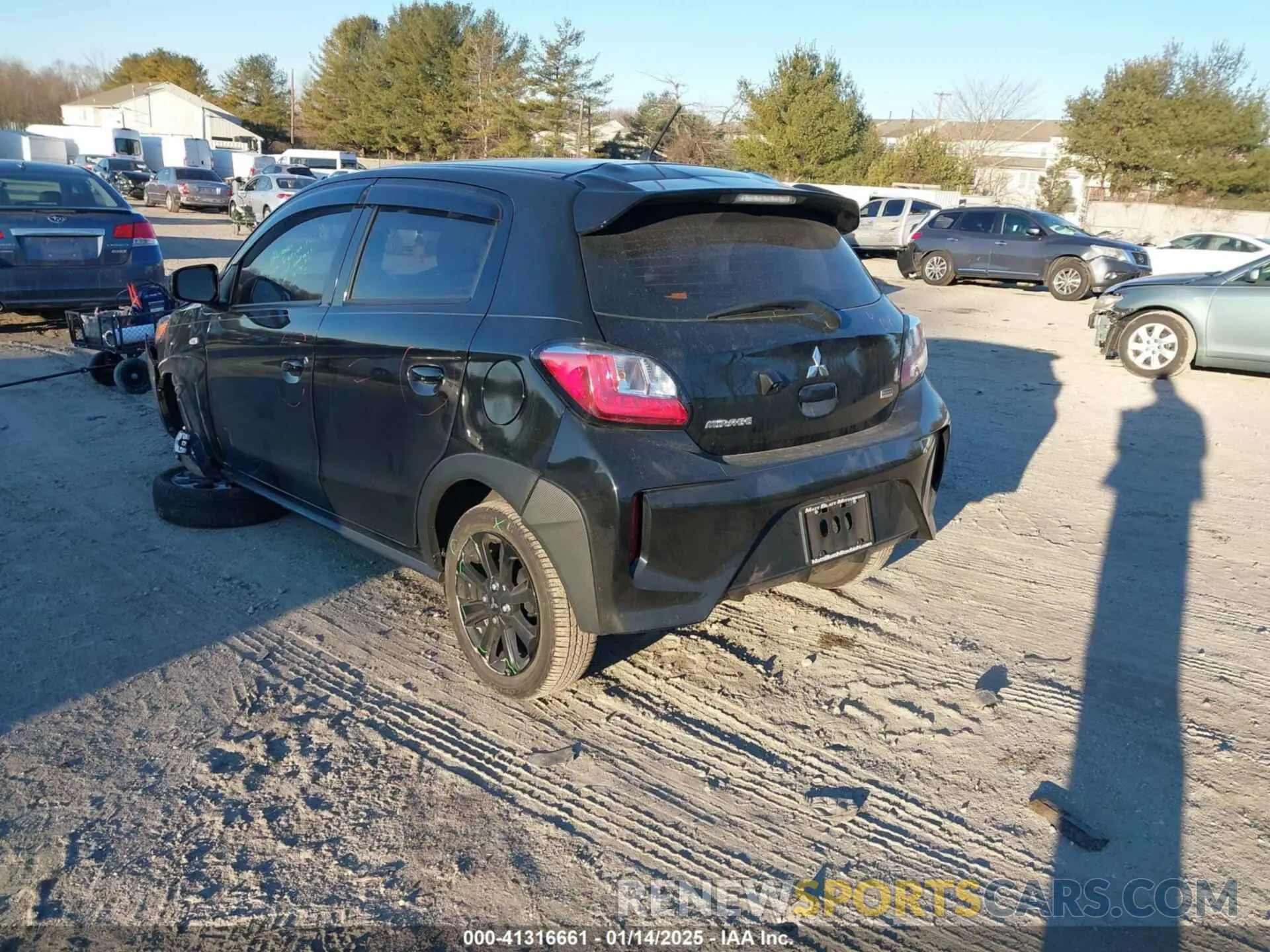 3 Photograph of a damaged car ML32AWHJ5PH005103 MITSUBISHI MIRAGE 2023