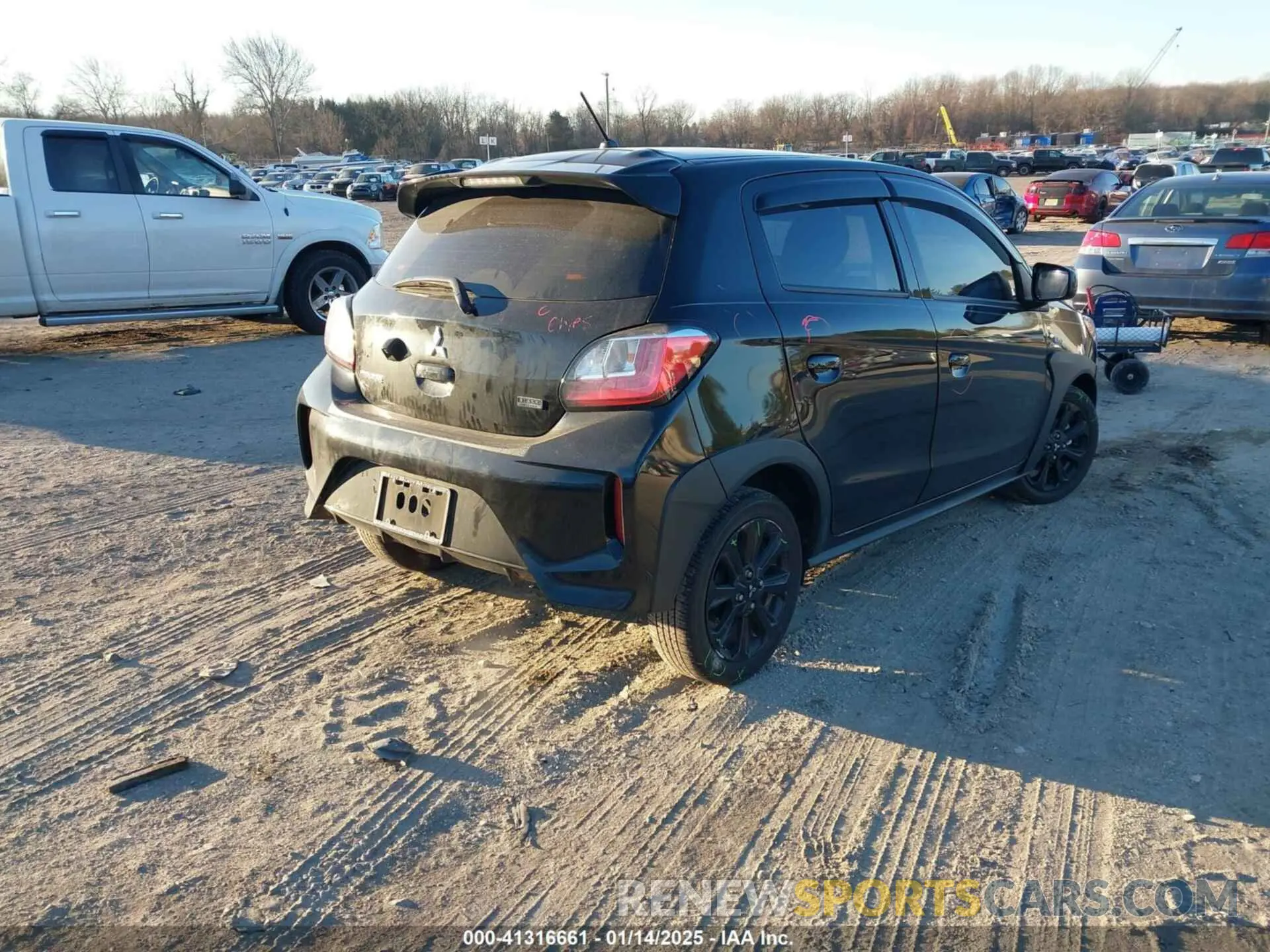4 Photograph of a damaged car ML32AWHJ5PH005103 MITSUBISHI MIRAGE 2023