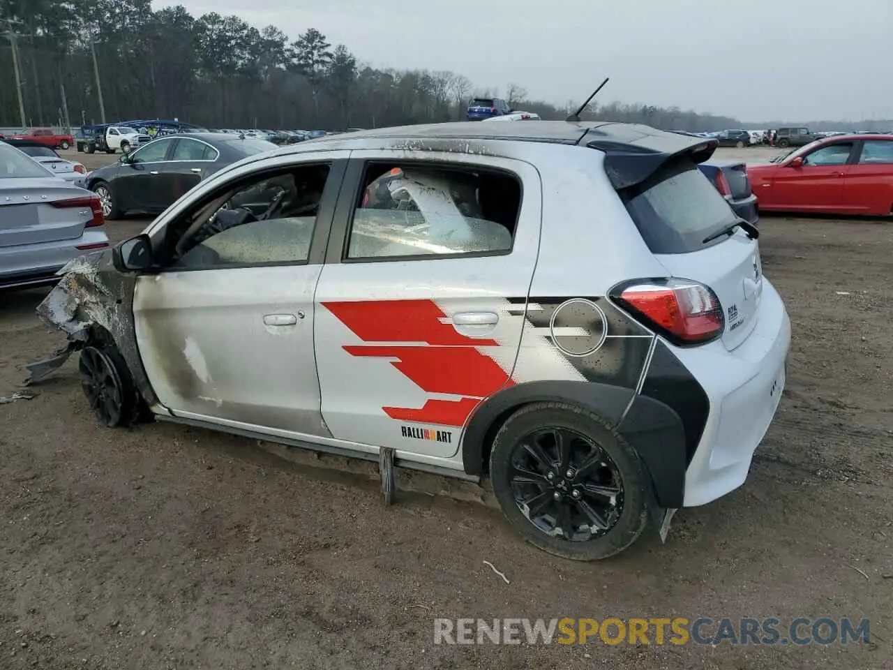 2 Photograph of a damaged car ML32AWHJ7PH004793 MITSUBISHI MIRAGE 2023