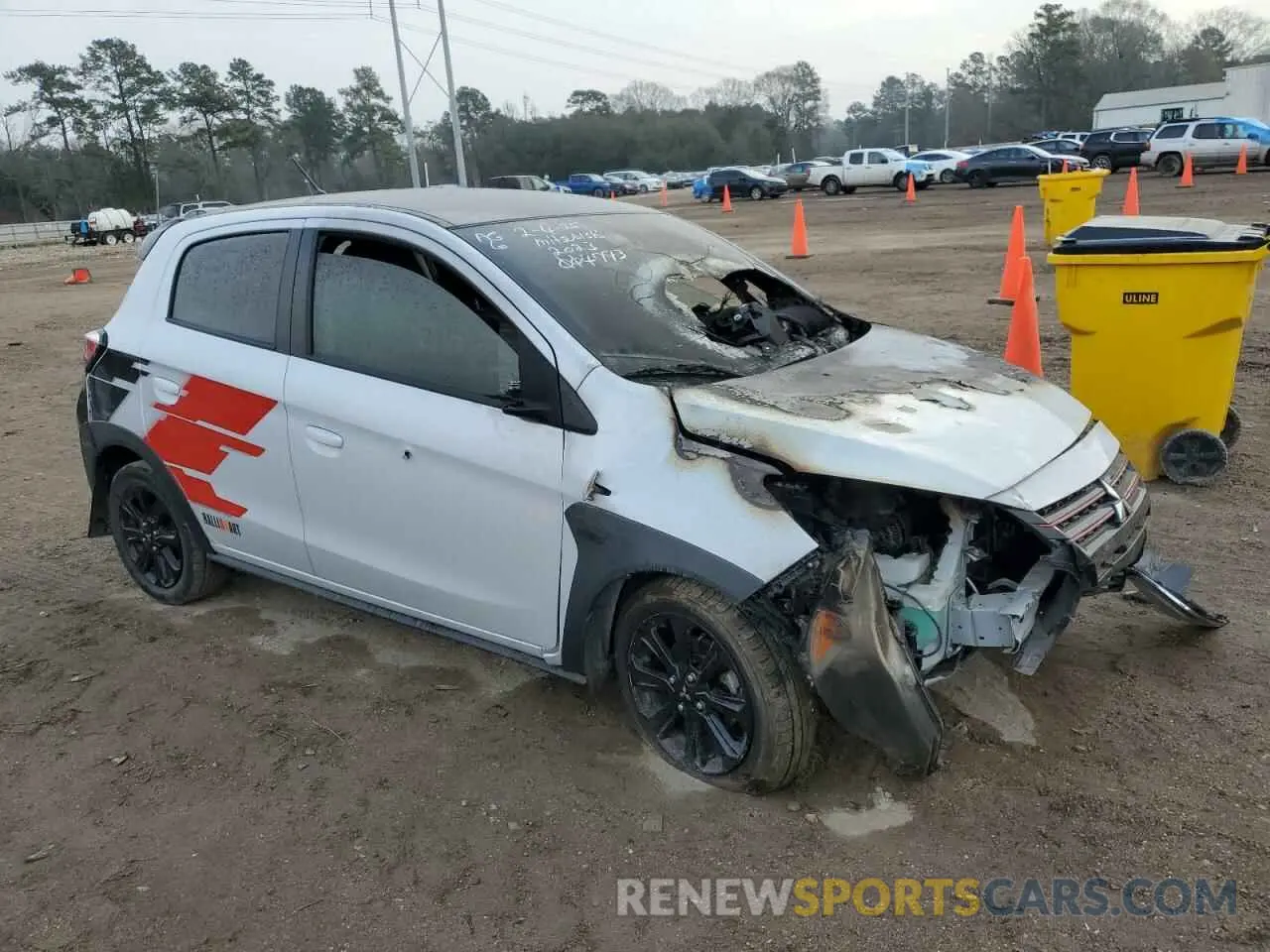 4 Photograph of a damaged car ML32AWHJ7PH004793 MITSUBISHI MIRAGE 2023