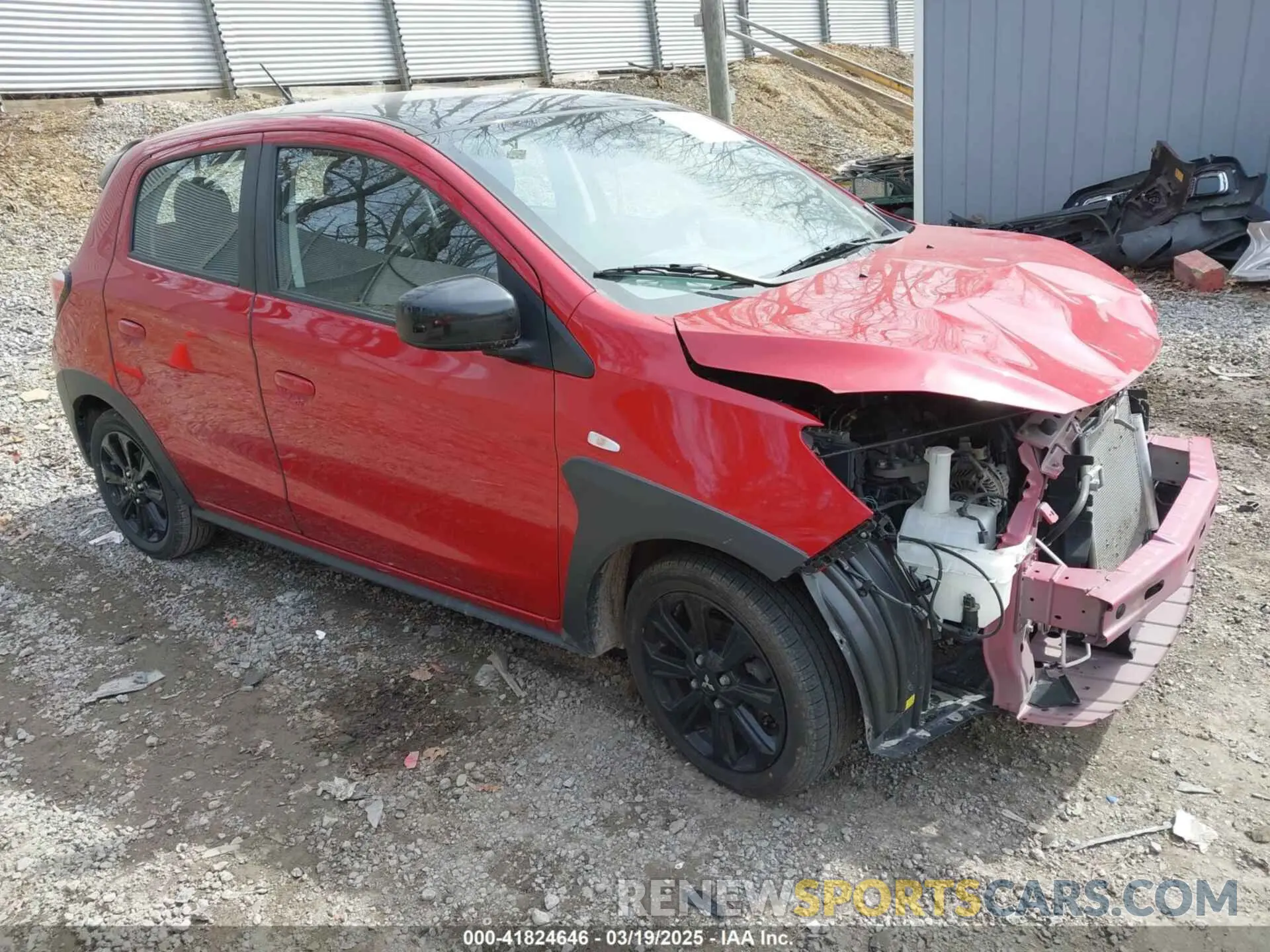 1 Photograph of a damaged car ML32AWHJXPH003511 MITSUBISHI MIRAGE 2023