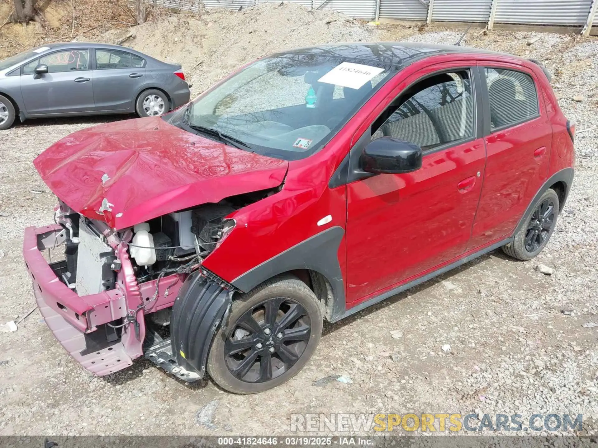 2 Photograph of a damaged car ML32AWHJXPH003511 MITSUBISHI MIRAGE 2023