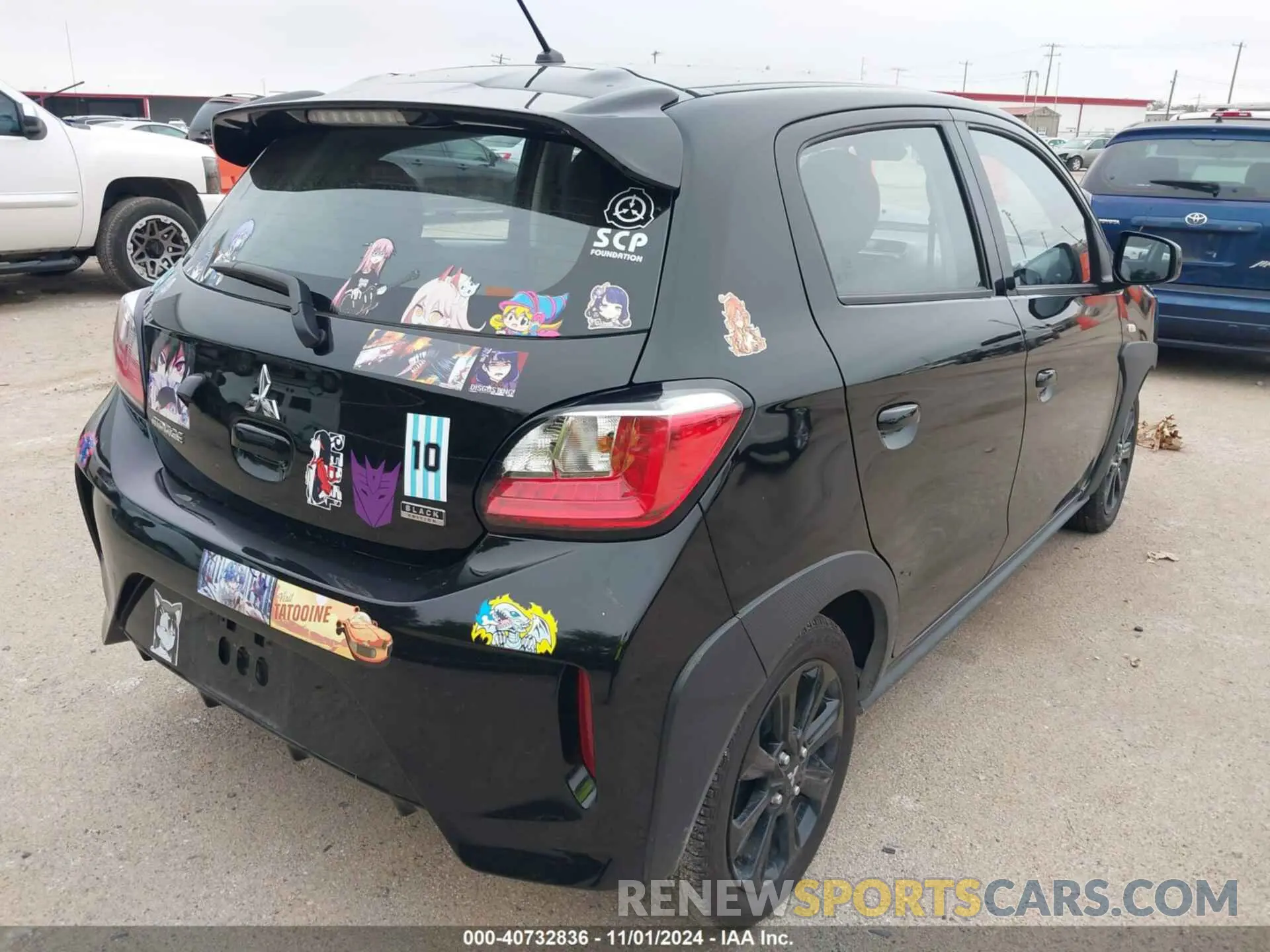 4 Photograph of a damaged car ML32AWHJXPH006389 MITSUBISHI MIRAGE 2023