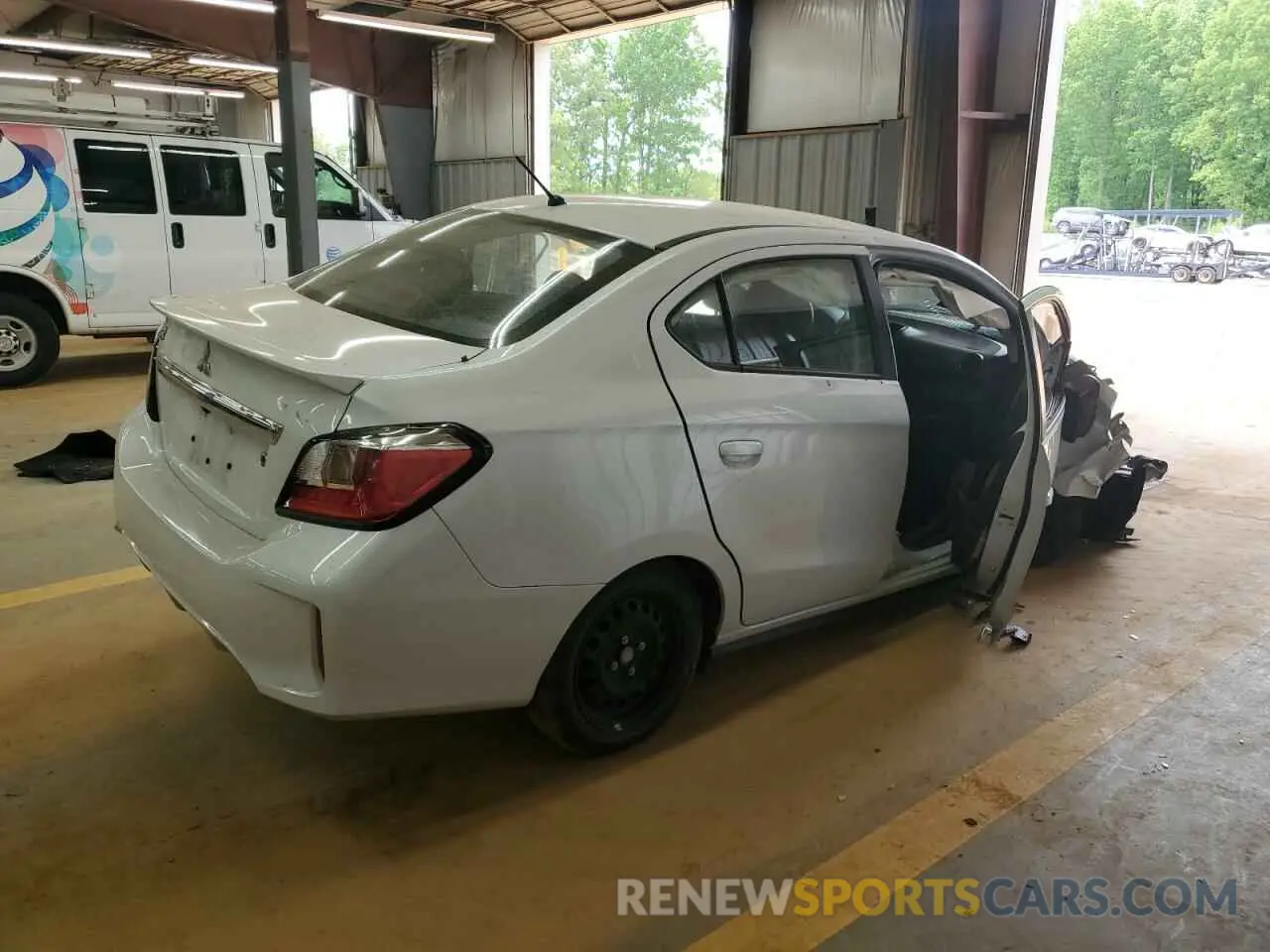 3 Photograph of a damaged car ML32FUFJ0PHF02149 MITSUBISHI MIRAGE 2023