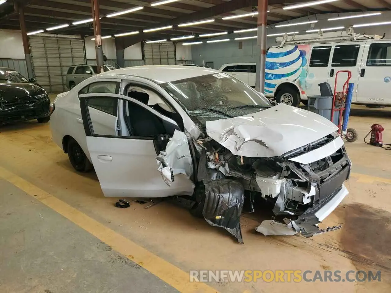 4 Photograph of a damaged car ML32FUFJ0PHF02149 MITSUBISHI MIRAGE 2023