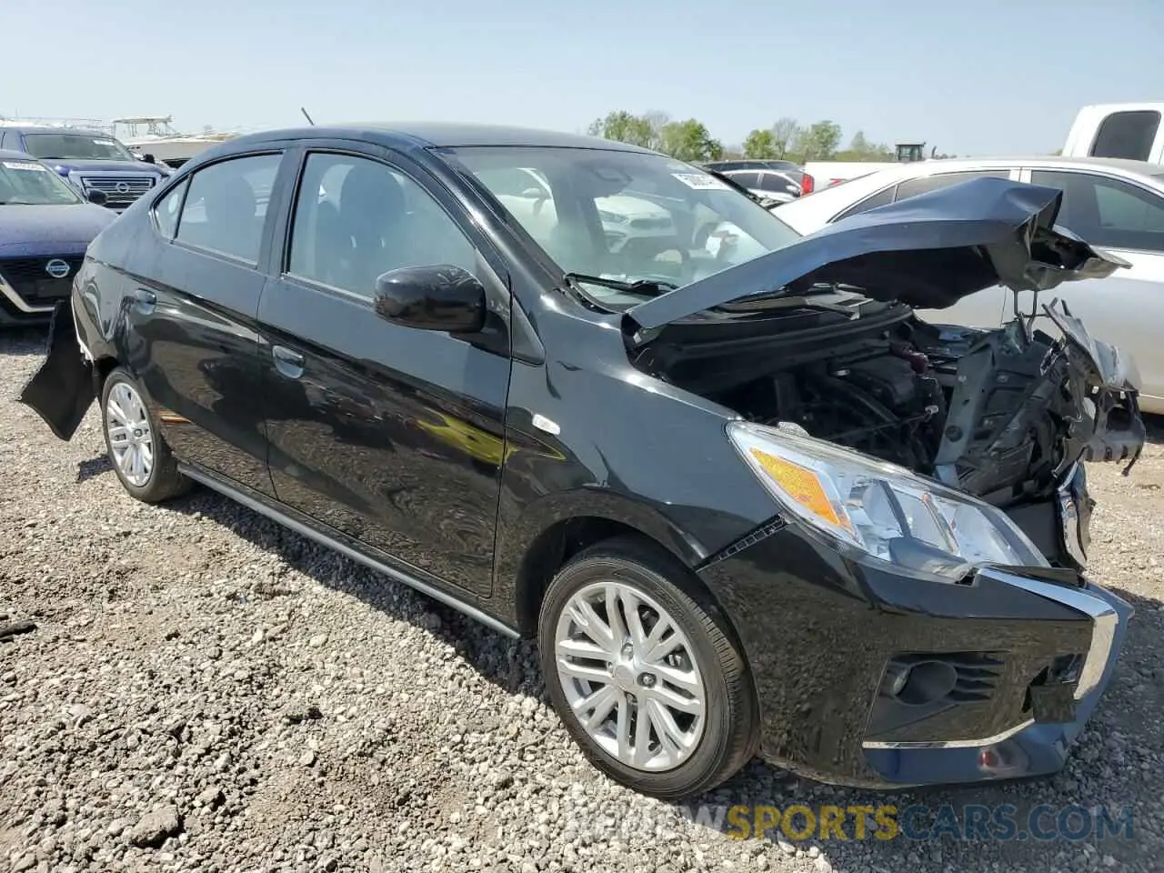 4 Photograph of a damaged car ML32FUFJ0PHF05827 MITSUBISHI MIRAGE 2023