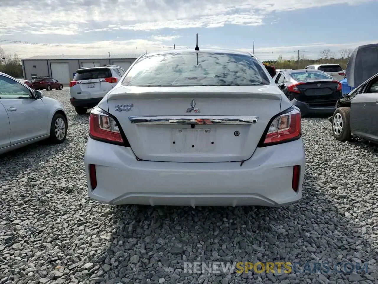 6 Photograph of a damaged car ML32FUFJ4PHF06186 MITSUBISHI MIRAGE 2023