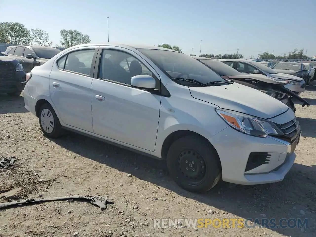 4 Photograph of a damaged car ML32FUFJ5PHF05662 MITSUBISHI MIRAGE 2023