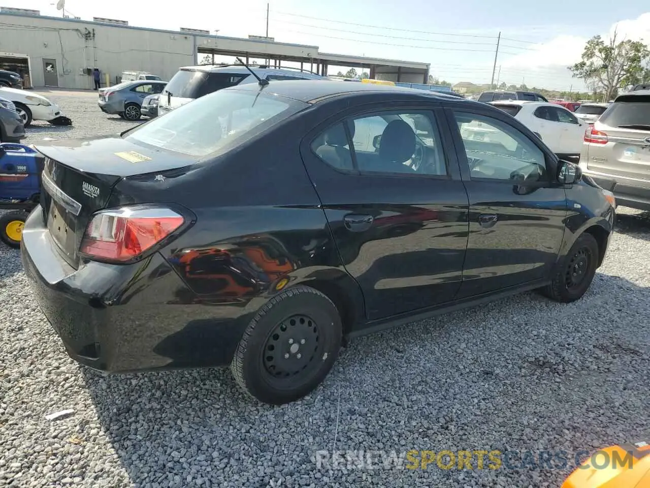 3 Photograph of a damaged car ML32FUFJ6PHF05797 MITSUBISHI MIRAGE 2023
