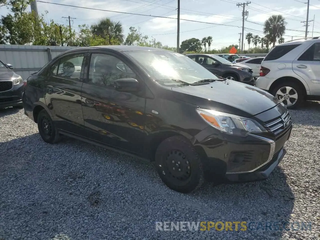 4 Photograph of a damaged car ML32FUFJ6PHF05797 MITSUBISHI MIRAGE 2023