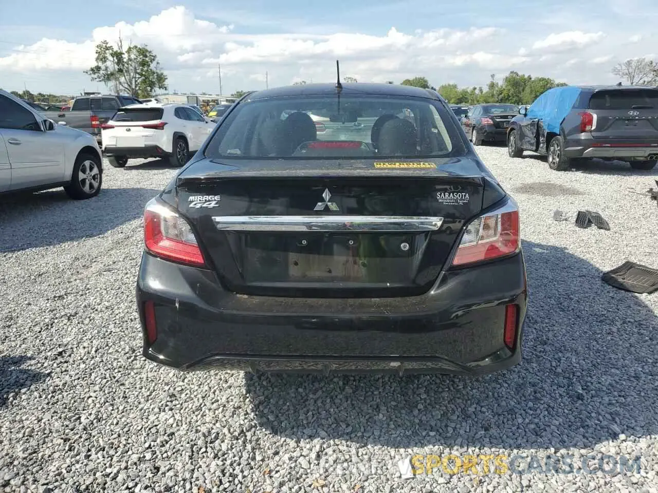 6 Photograph of a damaged car ML32FUFJ6PHF05797 MITSUBISHI MIRAGE 2023
