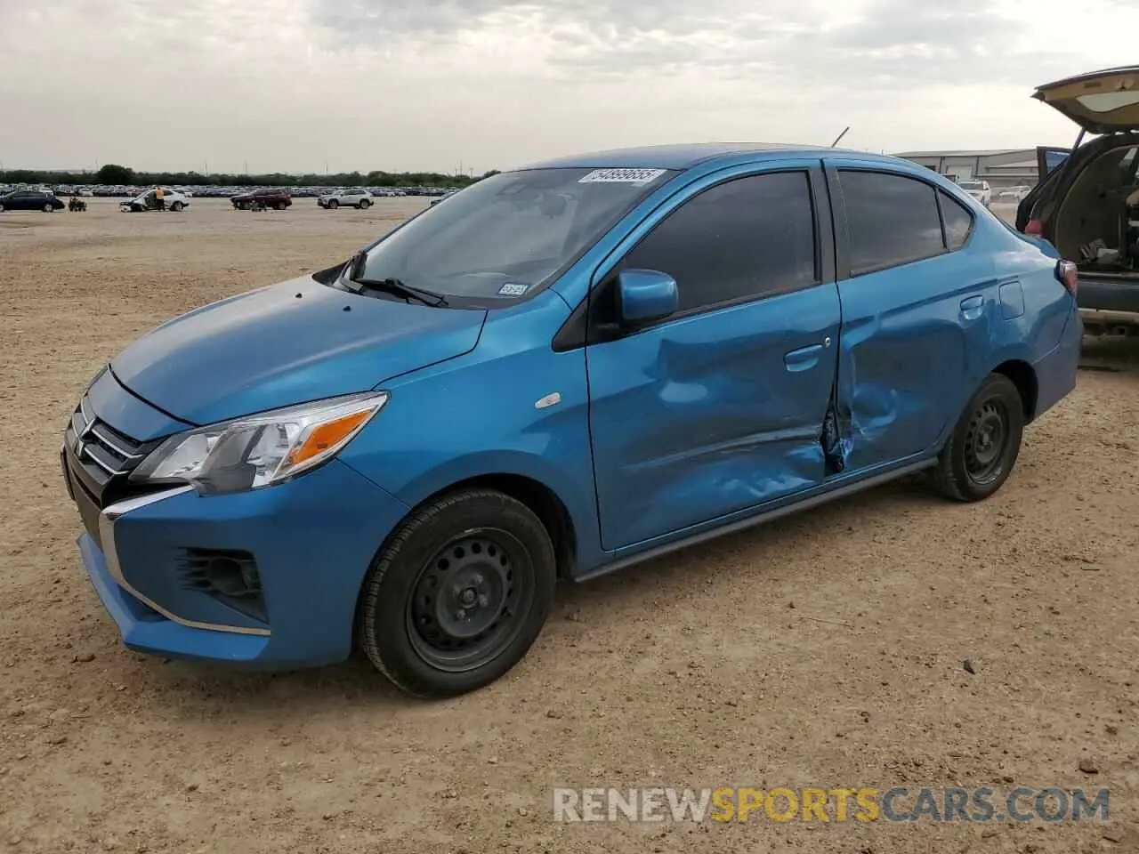 1 Photograph of a damaged car ML32FUFJ8PHF03811 MITSUBISHI MIRAGE 2023