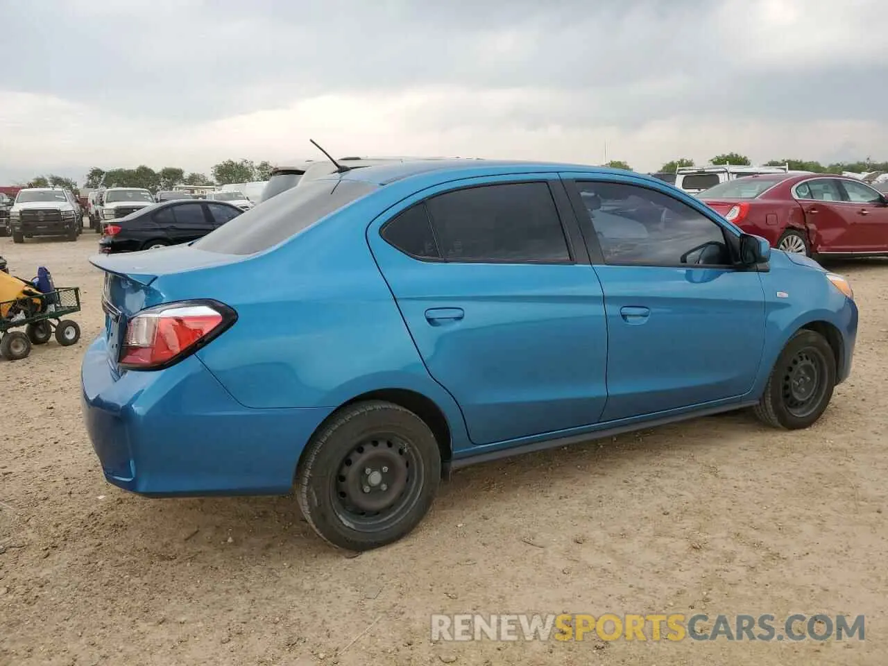 3 Photograph of a damaged car ML32FUFJ8PHF03811 MITSUBISHI MIRAGE 2023