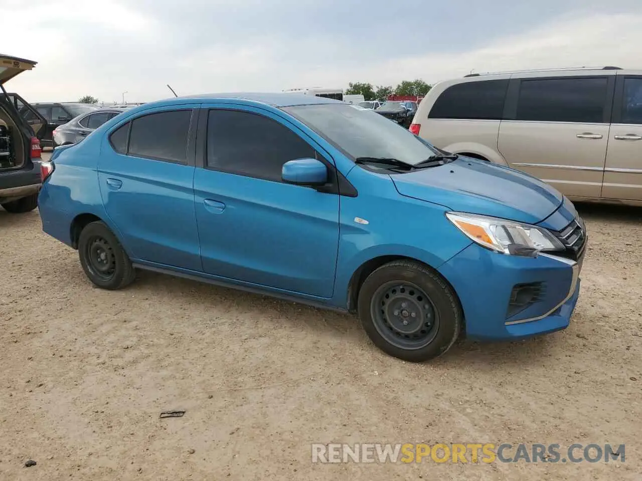 4 Photograph of a damaged car ML32FUFJ8PHF03811 MITSUBISHI MIRAGE 2023