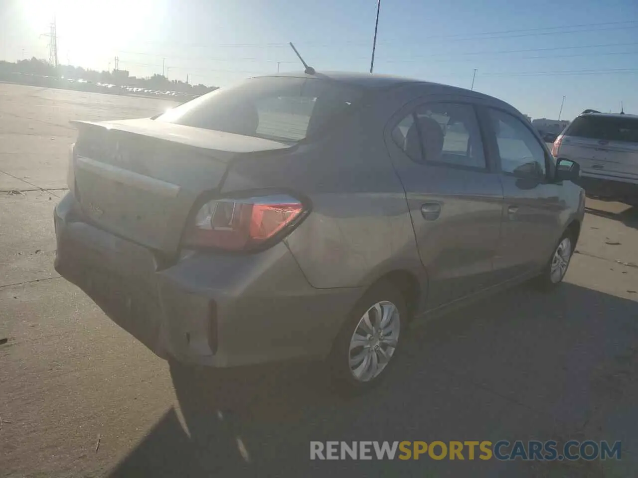 3 Photograph of a damaged car ML32FUFJ8PHF06580 MITSUBISHI MIRAGE 2023