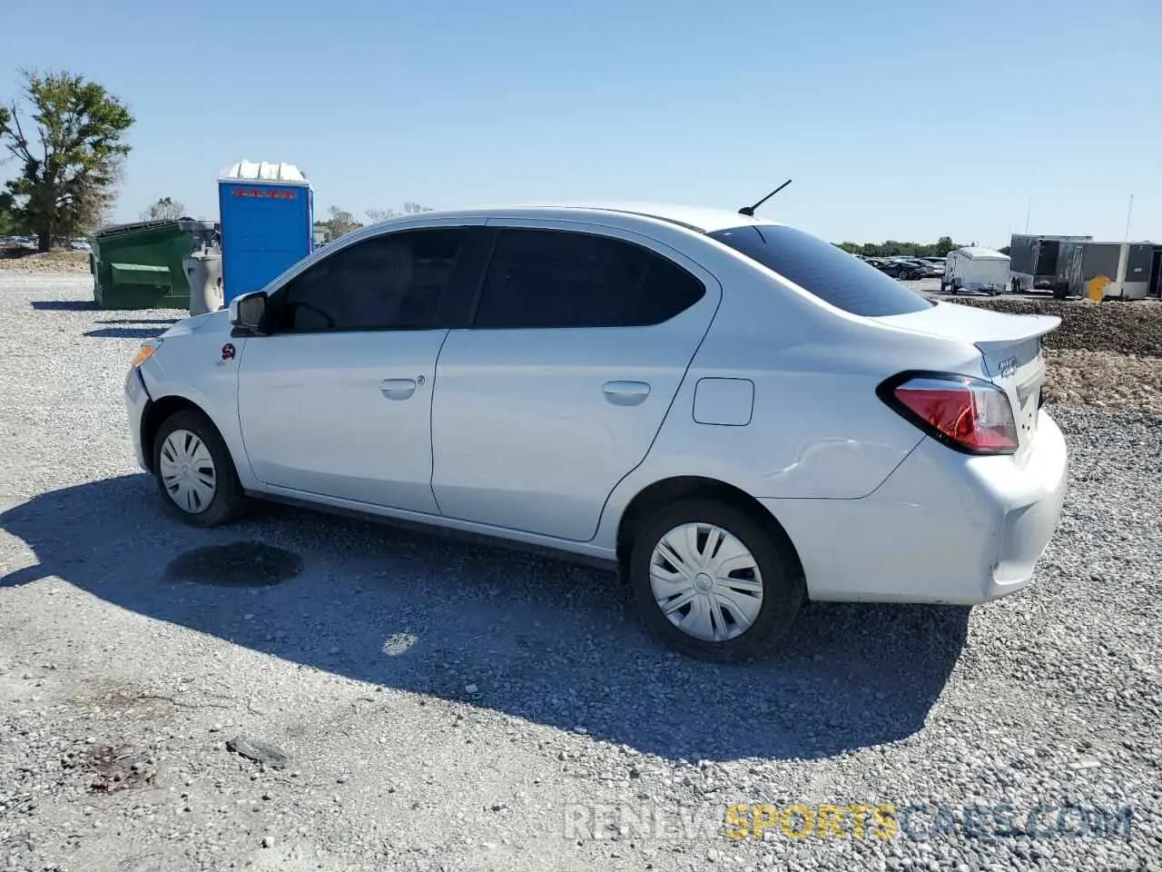 2 Photograph of a damaged car ML32FUFJXPHF06404 MITSUBISHI MIRAGE 2023