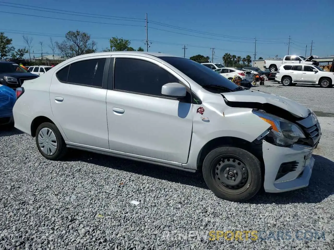 4 Photograph of a damaged car ML32FUFJXPHF06404 MITSUBISHI MIRAGE 2023