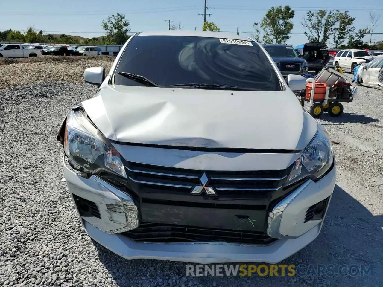 5 Photograph of a damaged car ML32FUFJXPHF06404 MITSUBISHI MIRAGE 2023