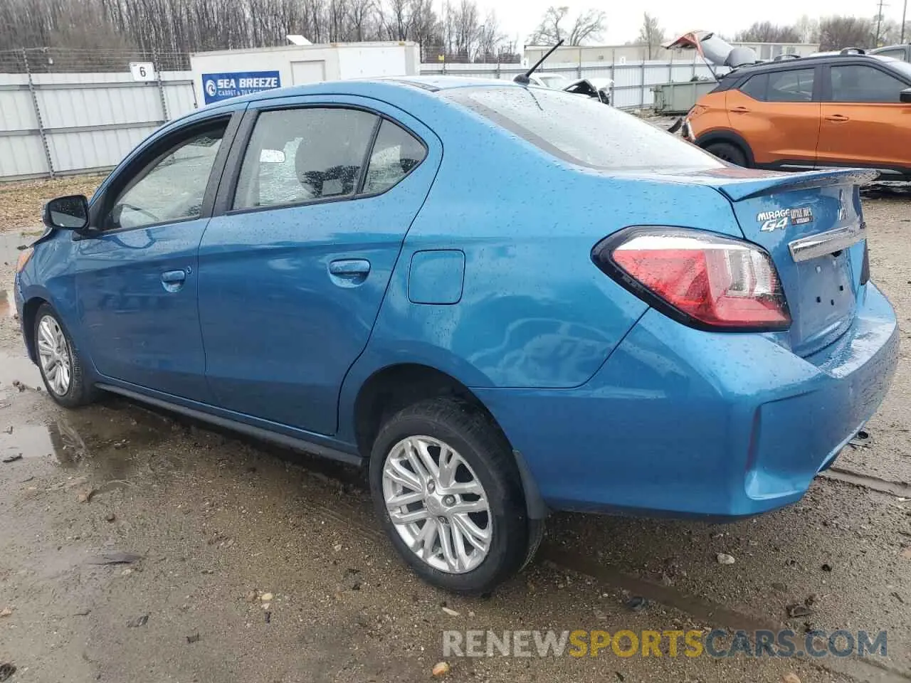 2 Photograph of a damaged car ML32FVFJ9PHF00471 MITSUBISHI MIRAGE 2023