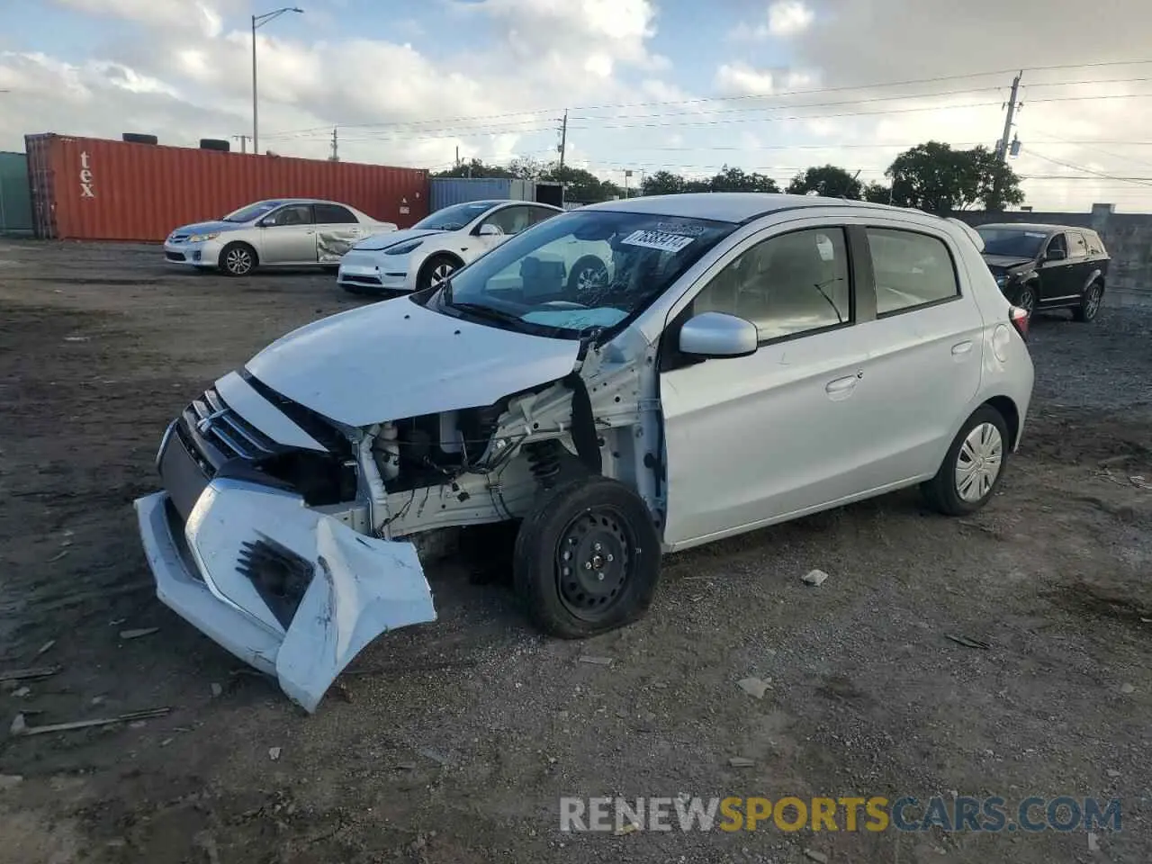 1 Photograph of a damaged car ML32AUHJ0RH000446 MITSUBISHI MIRAGE 2024