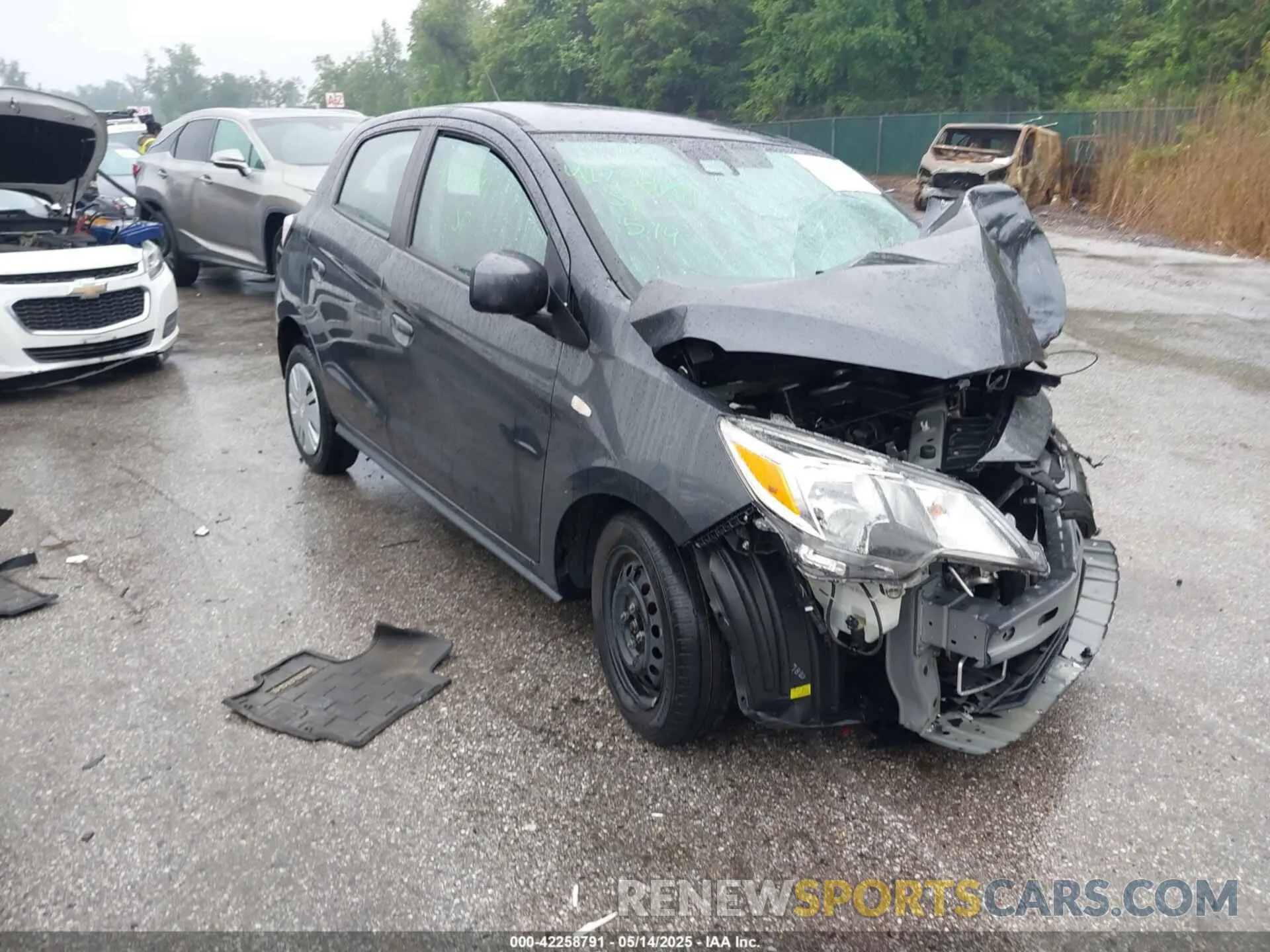 1 Photograph of a damaged car ML32AUHJ0RH003637 MITSUBISHI MIRAGE 2024