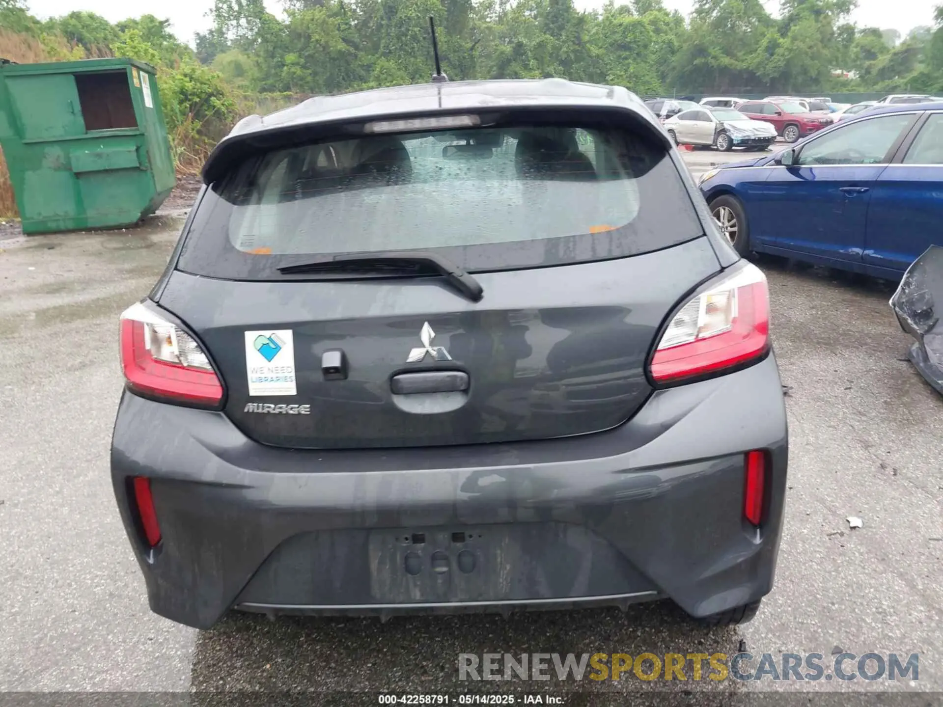 17 Photograph of a damaged car ML32AUHJ0RH003637 MITSUBISHI MIRAGE 2024