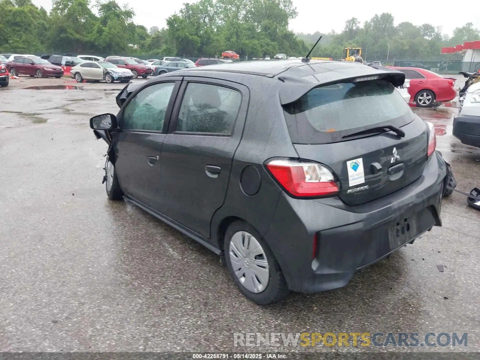 3 Photograph of a damaged car ML32AUHJ0RH003637 MITSUBISHI MIRAGE 2024