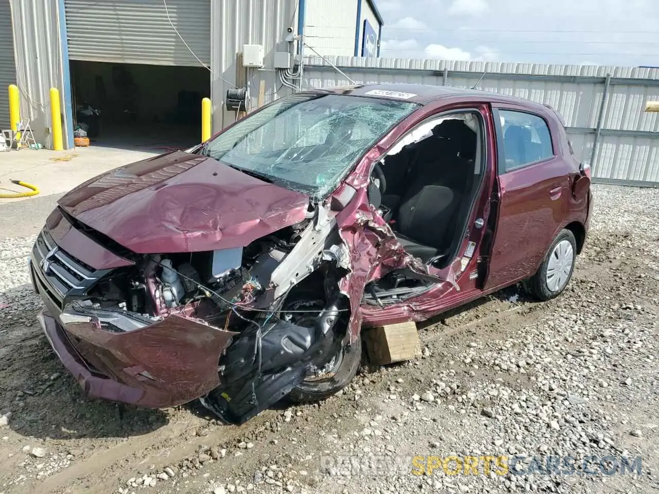 1 Photograph of a damaged car ML32AUHJ0RH010037 MITSUBISHI MIRAGE 2024