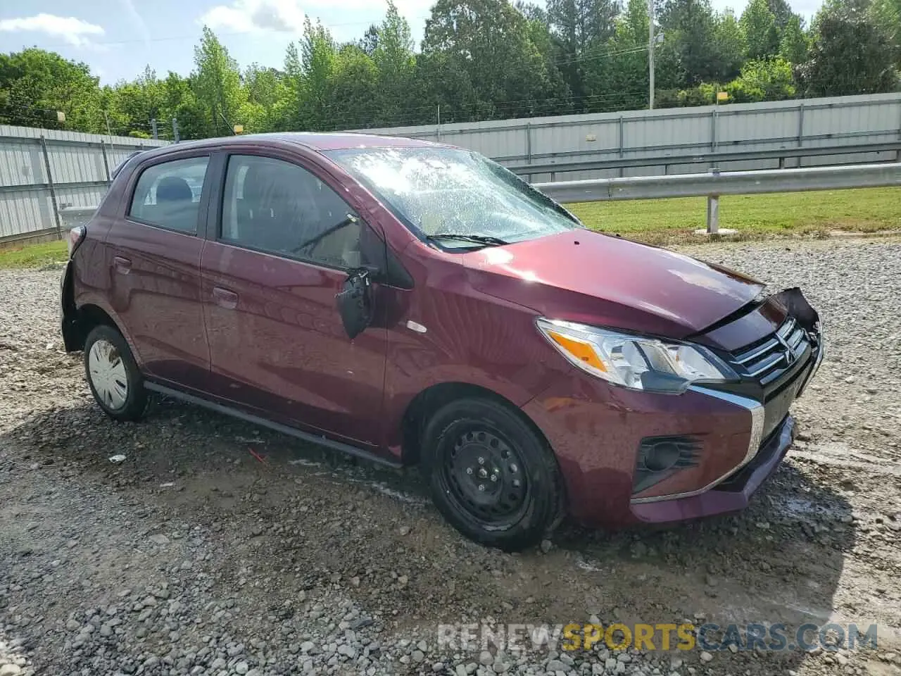 4 Photograph of a damaged car ML32AUHJ0RH010037 MITSUBISHI MIRAGE 2024