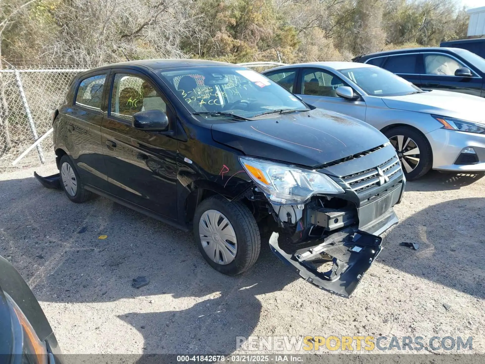 1 Photograph of a damaged car ML32AUHJ0RH010443 MITSUBISHI MIRAGE 2024