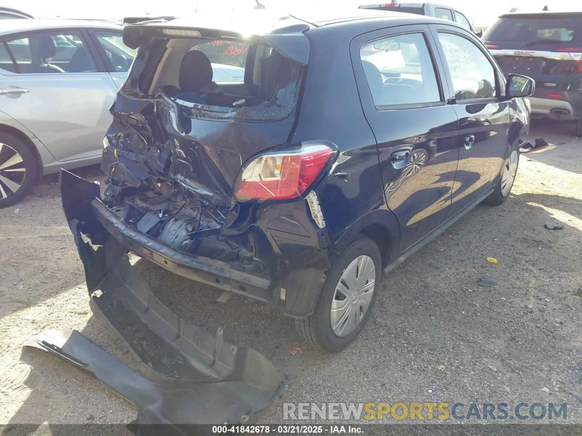4 Photograph of a damaged car ML32AUHJ0RH010443 MITSUBISHI MIRAGE 2024