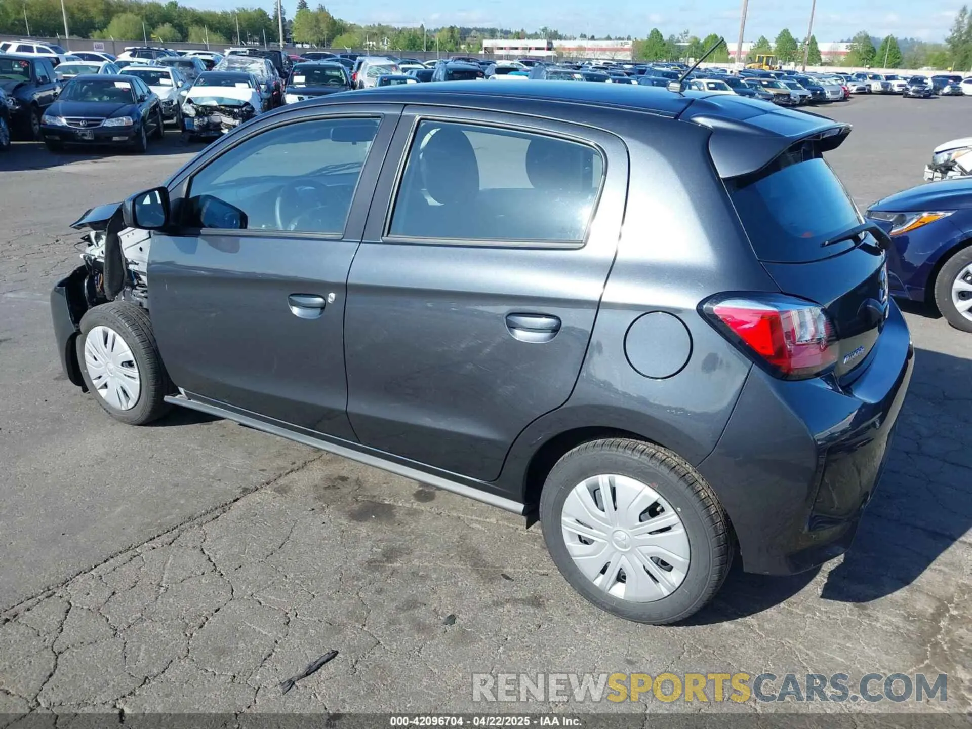 3 Photograph of a damaged car ML32AUHJ0RH012953 MITSUBISHI MIRAGE 2024