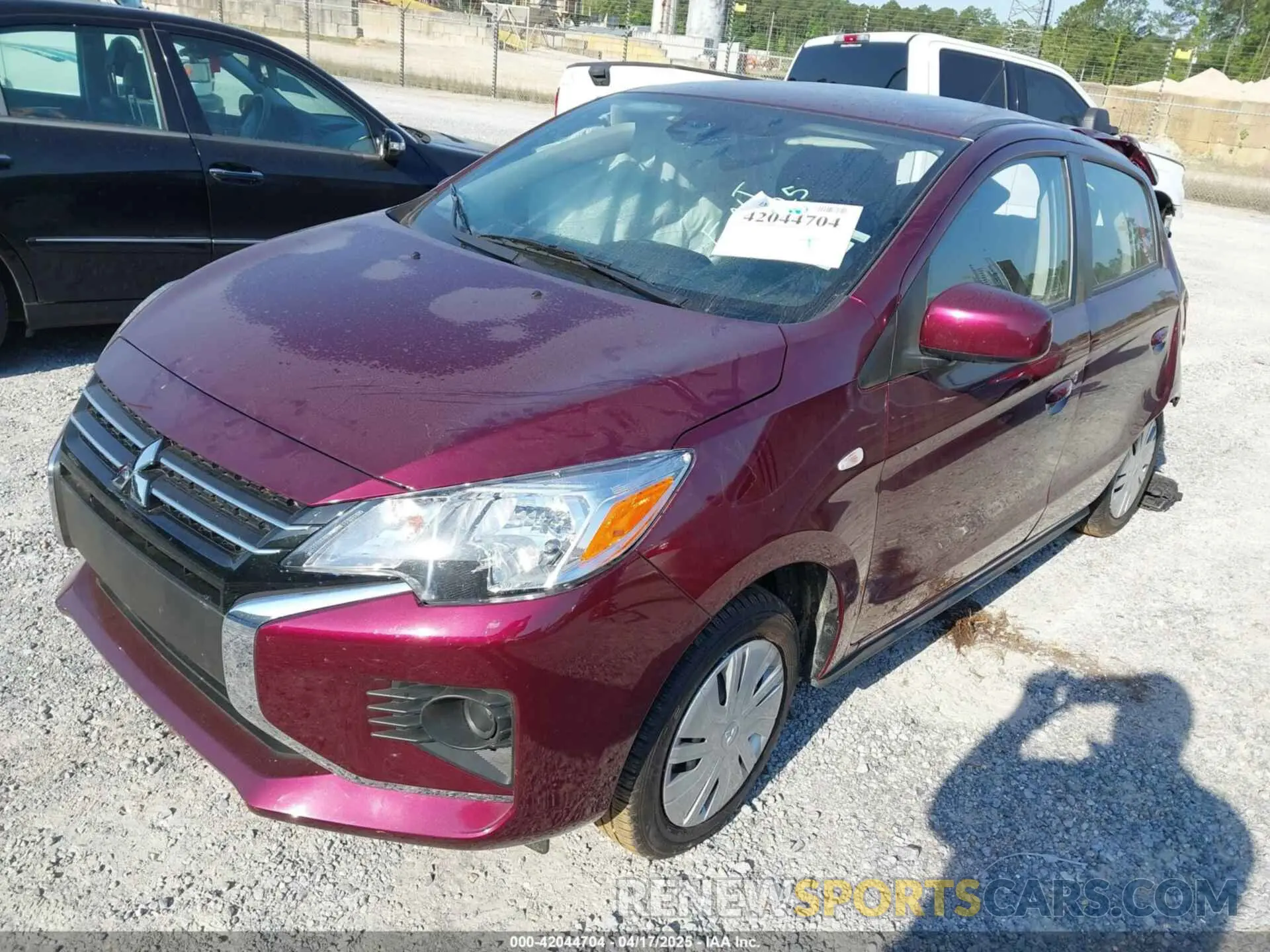 2 Photograph of a damaged car ML32AUHJ0RH012970 MITSUBISHI MIRAGE 2024